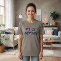 Only Moms Unisex CVC Jersey T-shirt, Mom Life Apparel, Trendy Mother's Day Shirt