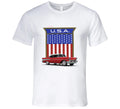 1957 Chevrolet Belair American Flag Usa Classic Chevy Gift T Shirt