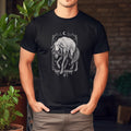 Wolf Sheep Horror Creepy Folklore Scary Goth Alt Aesthetic T-Shirt