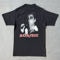 Vintage Scarface Old English Script T-Shirt Rare Size Medium Double Sided Black