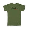 Gift T-Shirt : Vanuatu Flag Colors Travel Expat Country Minimalist