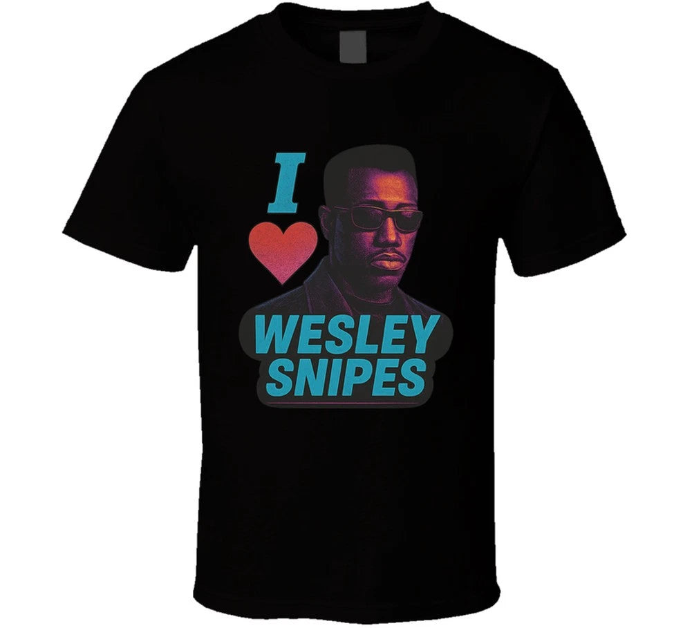 I Heart Love Wesley Snipes 90s Action Movie Star T Shirt