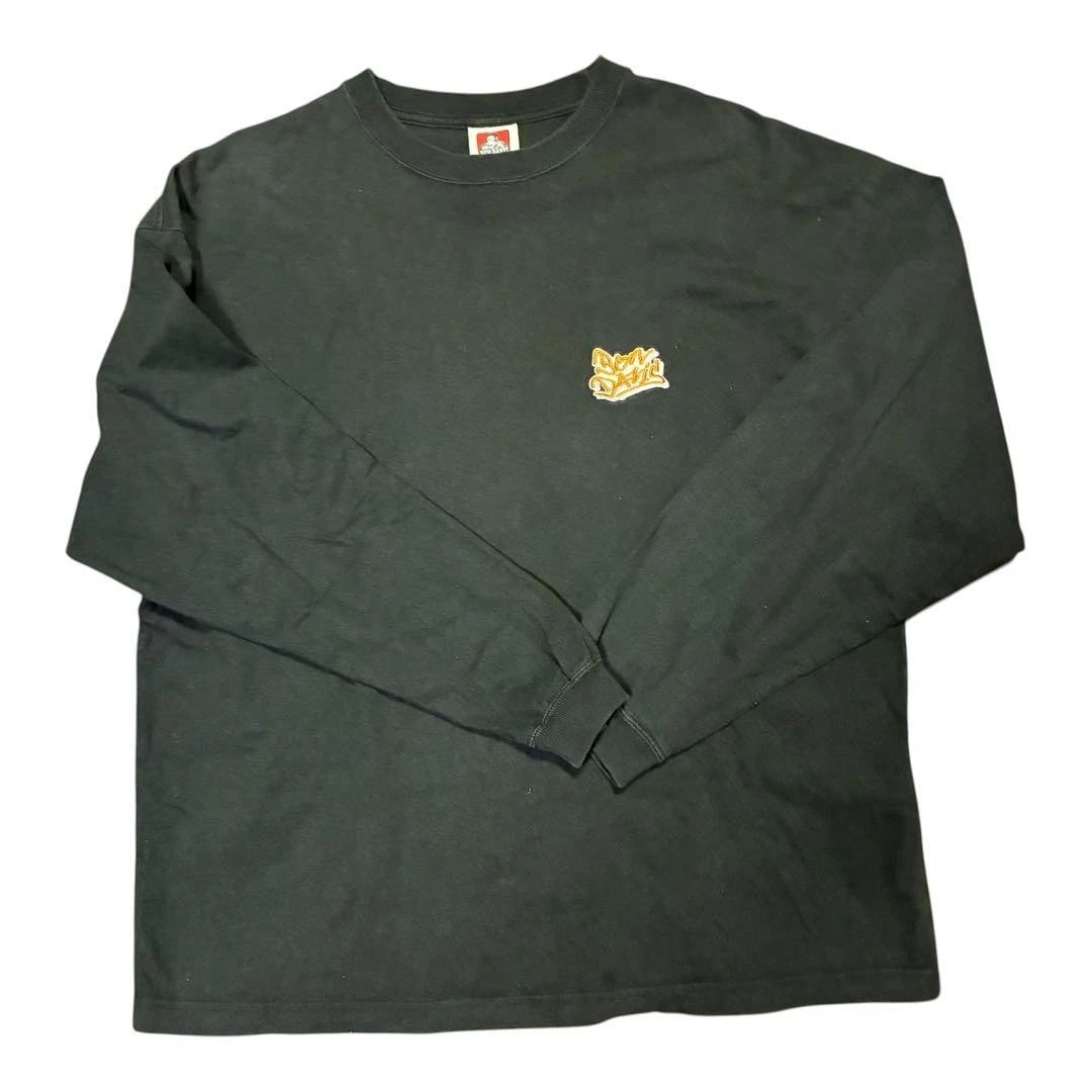 Ben Davis Long Sleeve T-Shirt Black Size M Street Style Japan