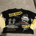 Civil Regime Hell Bent 199X Twofer Graphic T-Shirt  size XL