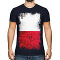 Malta Grunge Flag Men T-Shirt Maltese Football Jersey Gift