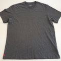 UNTUCKit Bussola Size Large Dark Gray Short Sleeve V-Neck T-Shirt