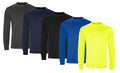 Herren Langarm Atmungsaktiv Wicking Polyester Cool Athletic T-Shirt Tshirt