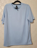 MIER Performance Active Shirt Mens Light Blue Short Sleeve size Medium