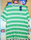 Chaps Mens Striped Tees 100% Cotton Summer Cool $9.99
