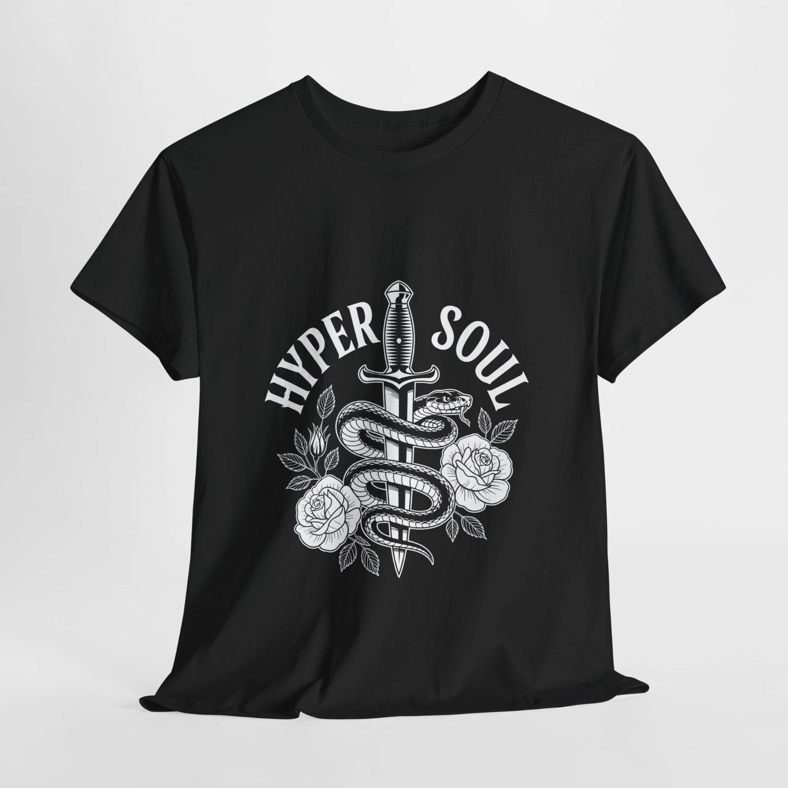 Vintage Aesthetic Unisex Cotton Tee, Hyper Soul Design, Bohemian Graphic Tee