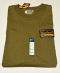 NWT Carhartt Work Wear T-Shirt Mens L Green Script Patch Relaxed Short Sleeve