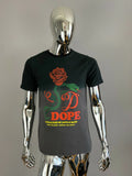 DOPE Logo Men Graphic Black T Shirt Size S