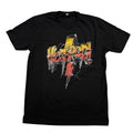 Wrestling “Hot Rod” Lightning Graphic Tee Black L Street Art Heavy Metal Style