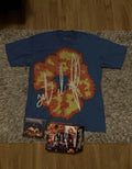 SIGNED Offset Tears Set It Off Bundle Rare Explosion Tee + Signed CD