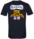 Pagans MC Patch Logo Black Crew Neck Short Sleeve T-shirt