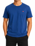 Levi's Men's Blue Cotton Crew Neck T-Shirt Size 2XL Standard