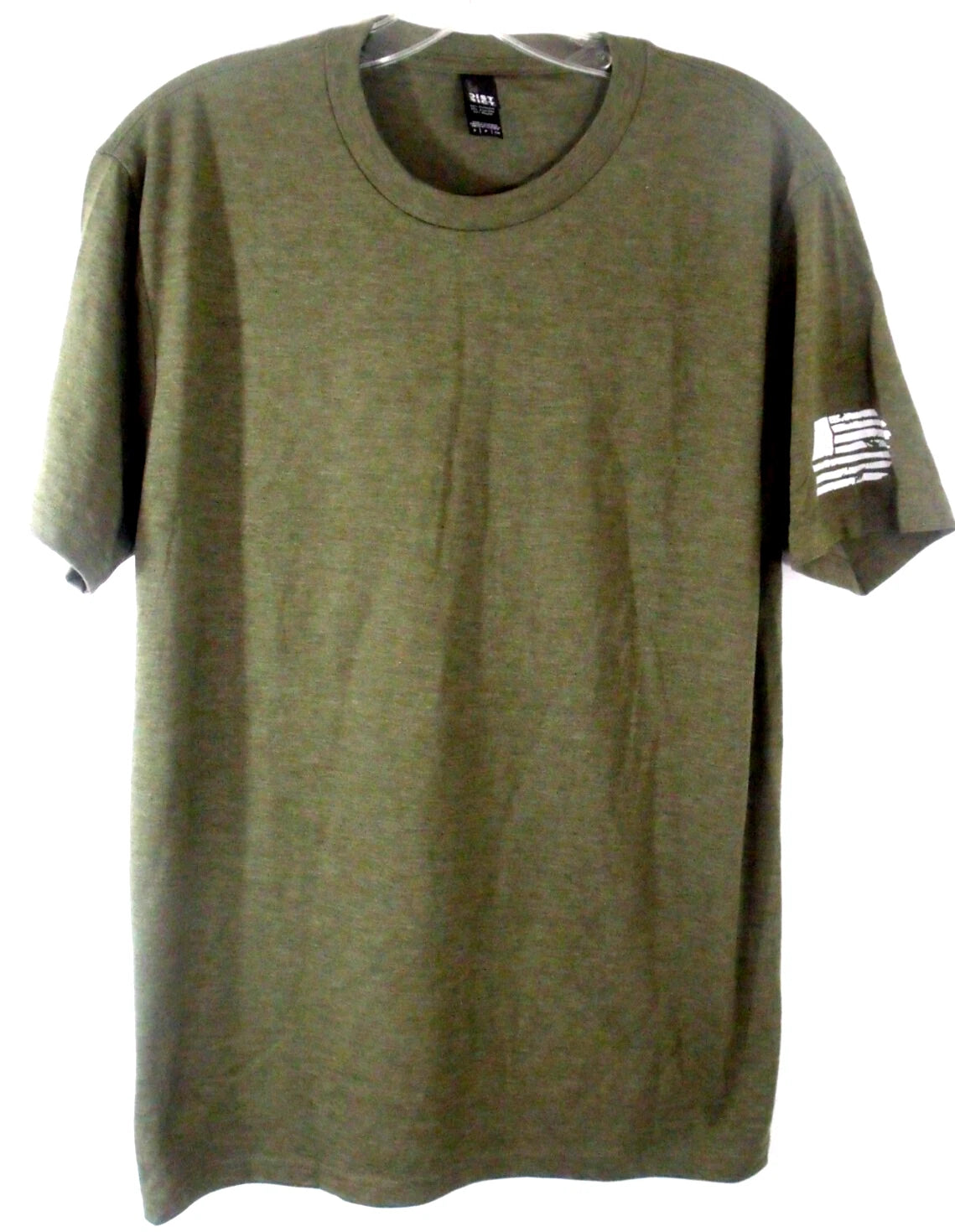 District Mens Short Sleeve Crew Neck Stylish T-Shirt Olive Green Size 4XL New