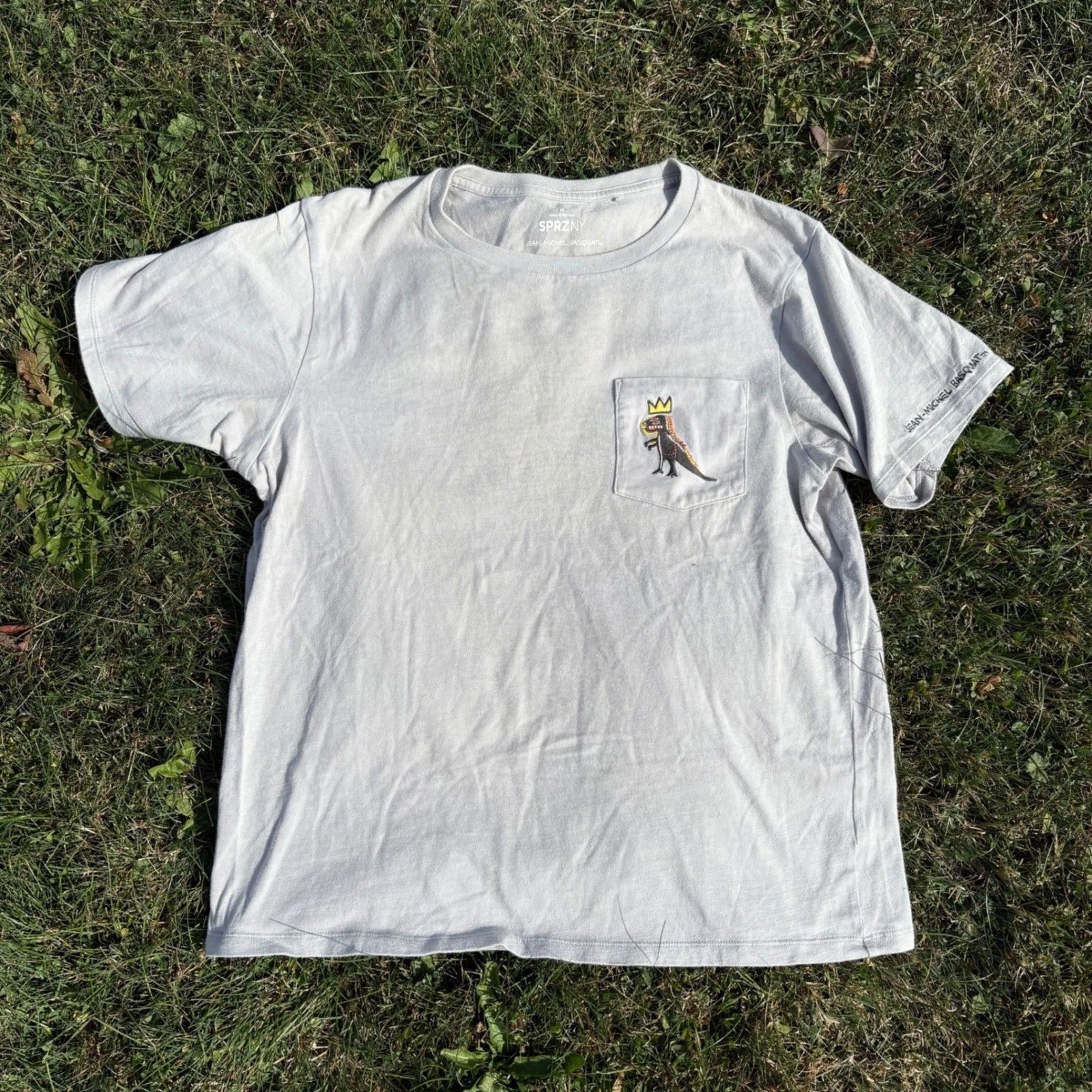 Uniqlo SPRZ NY Jean Michel Basquiat Pocket Tee Mens Medium