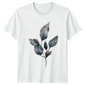 Moody Watercolor Aesthetic Botanical Leaf T-Shirt Watercolor Art Botanical