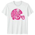Pink Solid Color Graphic Unisex T-Shirt Mens Womens Tee Minimalist Style