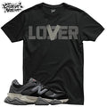 Shirt To Match New Balance 9060 Black Castlerock Grey Unisex Tee Lover Shirt