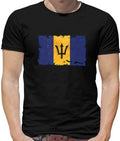 Barbados Flag Grunge T-Shirt - Caribbean - Bridgetown - Country - Flags