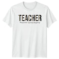 Teacher Passionate Loving Inspiring Womens T-Shirt Teacher Appreciation Gift