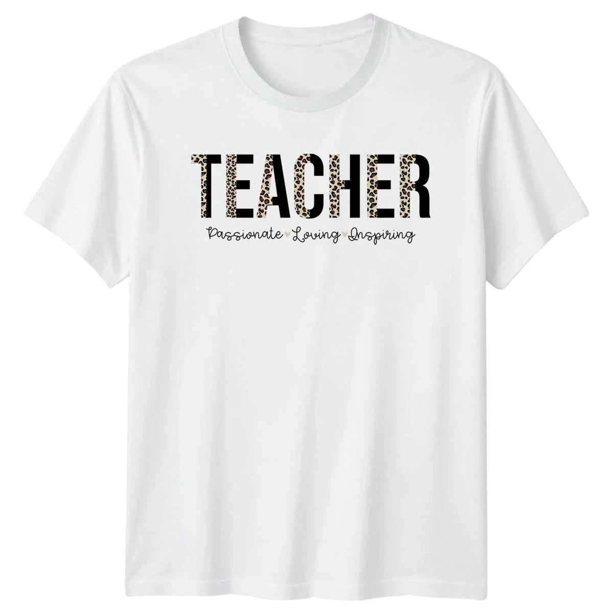 Teacher Passionate Loving Inspiring Womens T-Shirt Teacher Appreciation Gift