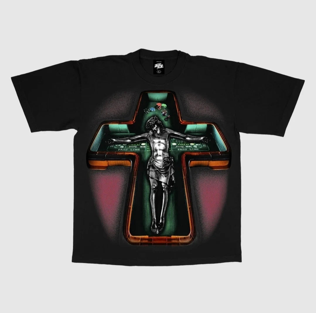 Evil Vice Jesus Piece Holy Craps Tee Black | Size SMALL | Designer Street Style