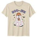 Boo-Jee Womens T-Shirt Retro Aesthetic Halloween Halloween Gift For Her