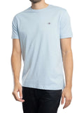 GANT Men's Regular Shield T-Shirt, Blue