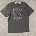 Volcom T-Shirt Men's Medium Modern Fit Adults Short Sleeve Cotton Blend Gray M