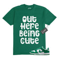 Dunk Malachite Green White Low T Shirt Match OHBC