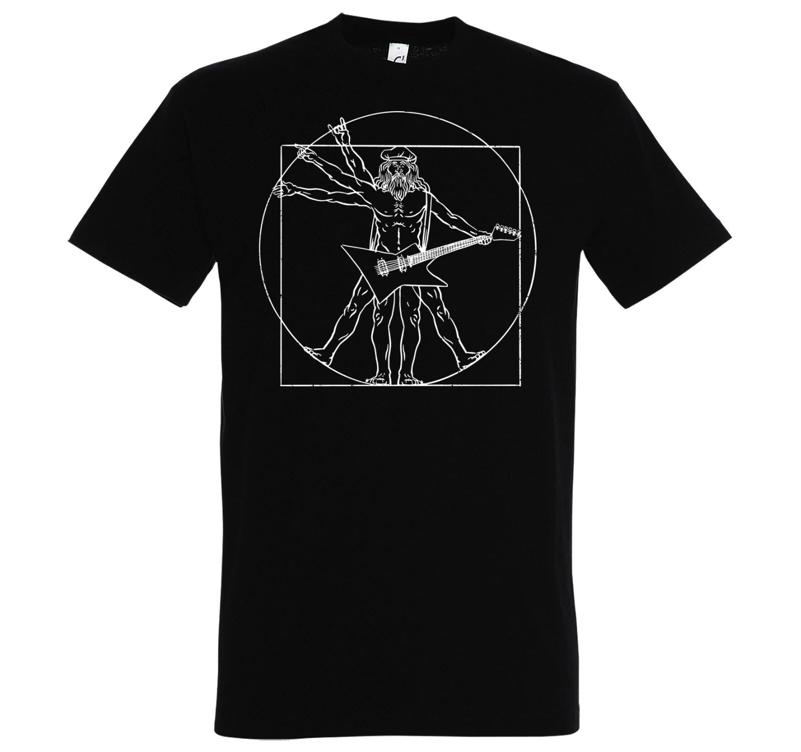 Youth Designz Mens T-Shirt Guitar Rock N Roll Cool Music Art Star Peace Fun