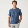Tommy Bahama Men Shirt Sz L Blue Short Sleeve Casual Minimalist Travel Vacation