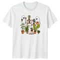 Ghostly Plant Parent T-Shirt Houseplant Lover Gardening Halloween Gift
