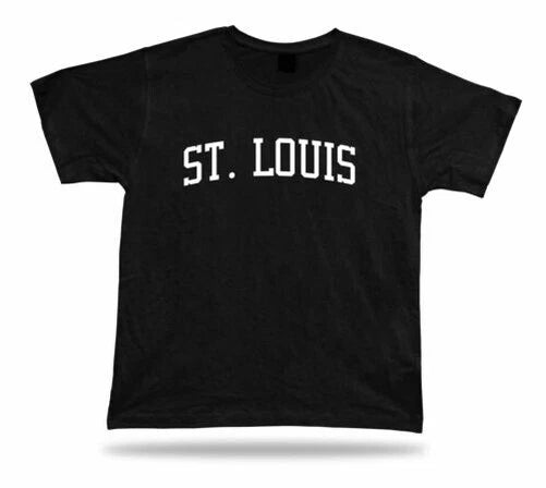 T-Shirt Stylish Cotton modern Apparel great gift idea casual St. Louis Missouri