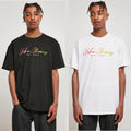 Urban Classics Script Logo Tee T-shirt Top Shirt Oversize Jersey Print Colorful