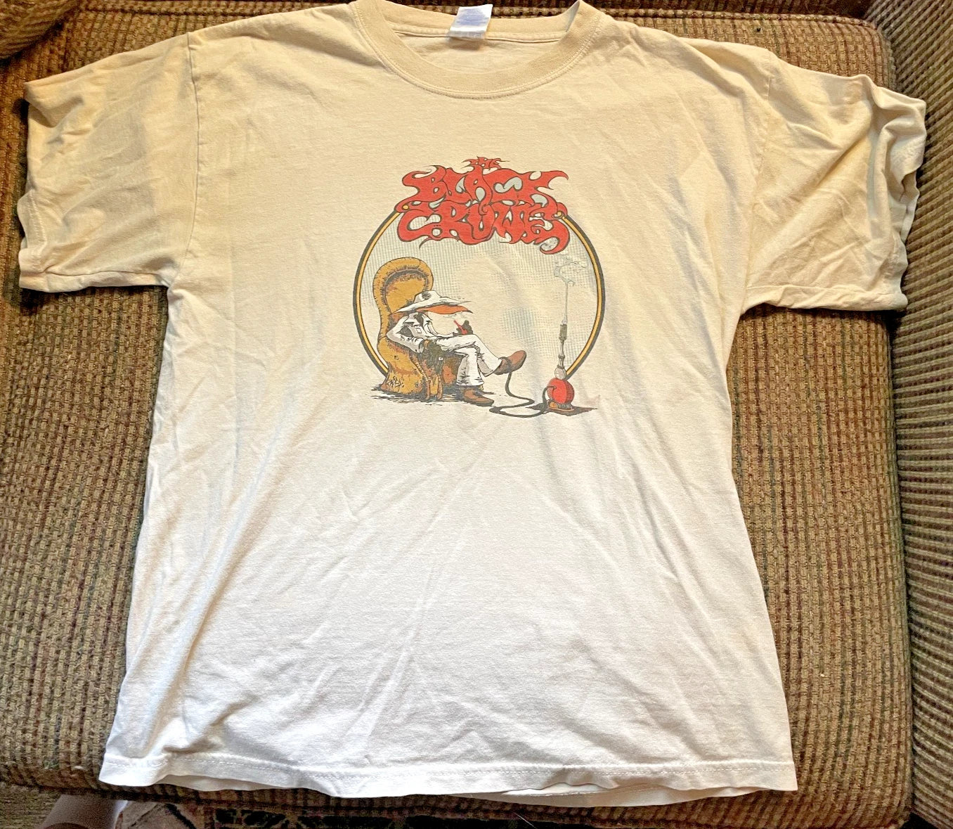 Vintage The Black Crowes T-Shirt  Large 2005 Reunion Tour  Hookah  AUTHENTIC