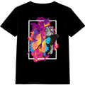 Butterfly T Shirt Colorful Smoke Graphic Tee Abstract Art Vibrant Design Top