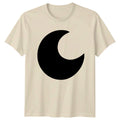 Minimalist Crescent Moon Night Sky T-Shirt Moon Astronomy Birthday Gift