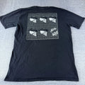 Valley Boyz Streetwear Grunge Black Graphic Tee with Skull Cowboy Design XL