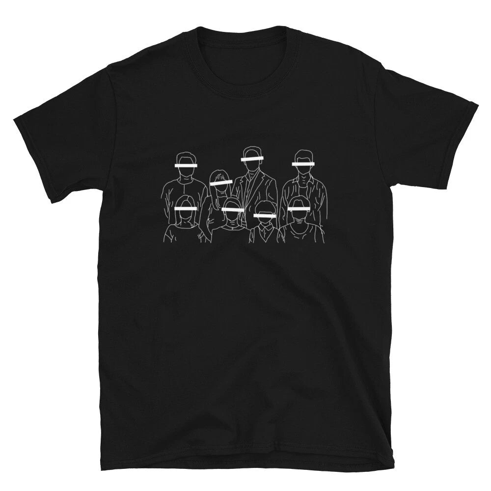 Parasite Movie Minimalist Two Families Art 기생충 Unisex T-shirt