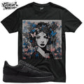Shirt To Match Valentine's Day Triple Black Foam Unisex Tee