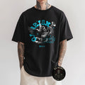 Clarion Angel Blue Neon Y2K Aesthetic T-Shirt