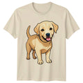 Cute Yellow Labrador Puppy T-Shirt Labrador Dog Birthday Gift For Him And Her