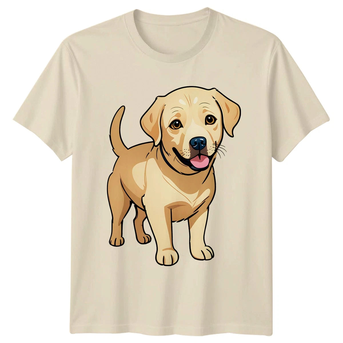 Cute Yellow Labrador Puppy T-Shirt Labrador Dog Birthday Gift For Him And Her