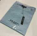 Mens solid summer short sleeves Crew neck shirts  pronti Collection SKY.BLUE