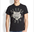 Diesel Tiger Beads T-Shirt Black M Japan