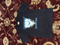 Casablanca Designer Graphic Tennis Black Men's Cotton Short Sleeve T-Shirt Small